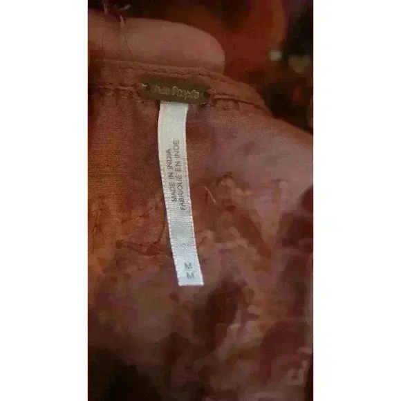 Free People Copper Starry Night Tunic – Sleeveless Boho Summer Top (M) - Picture 15 of 16